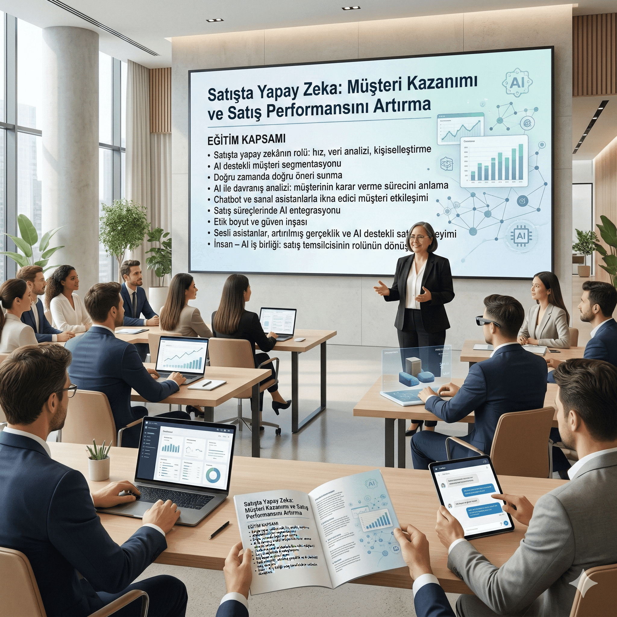 Satışta Yapay Zeka: Müşteri Kazanımı ve Satış Performansını Artırma